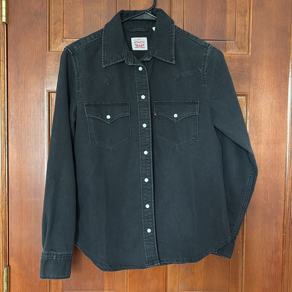 Levi's Black Denim Shirt